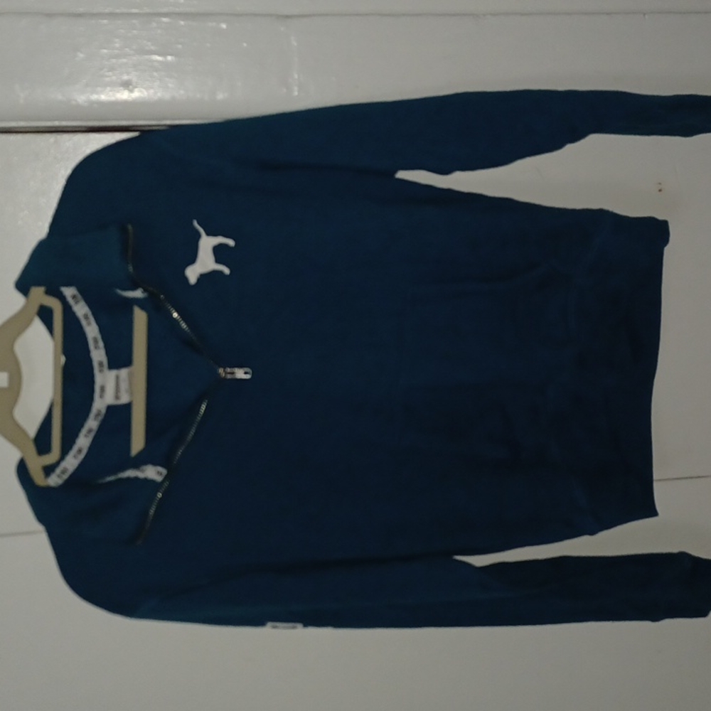 Pink Victoria's Secret extra small 3/4 zip